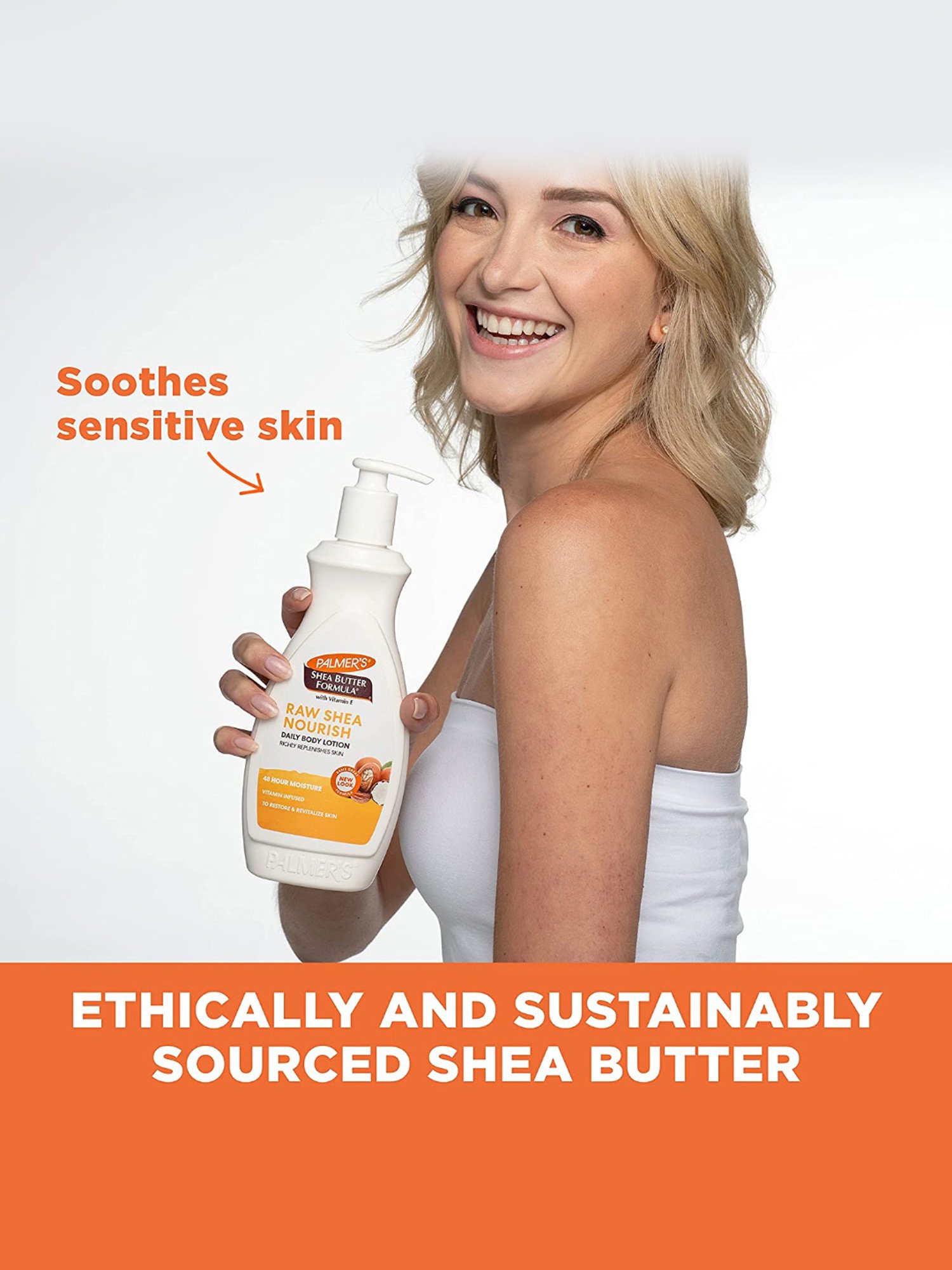 Palmer's Shea Butter Formula with Vitamin E Raw Shea Nourish Daily Body Lotion - 400 ml