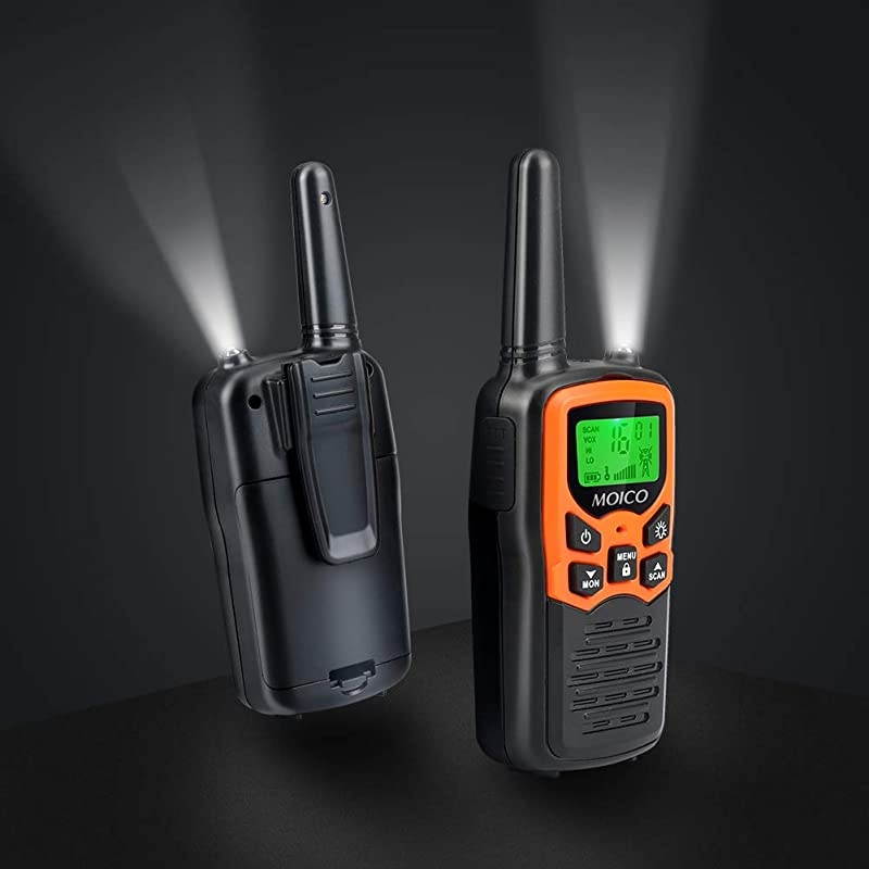 Talkies Long Range for Adults TwoWay Radios Up to 5 Miles in Open Fields 22 Channels FRSGMRS VOX Scan LCD Display with LED Flashlight Ideal for Field Survival Biking Hiking Camping