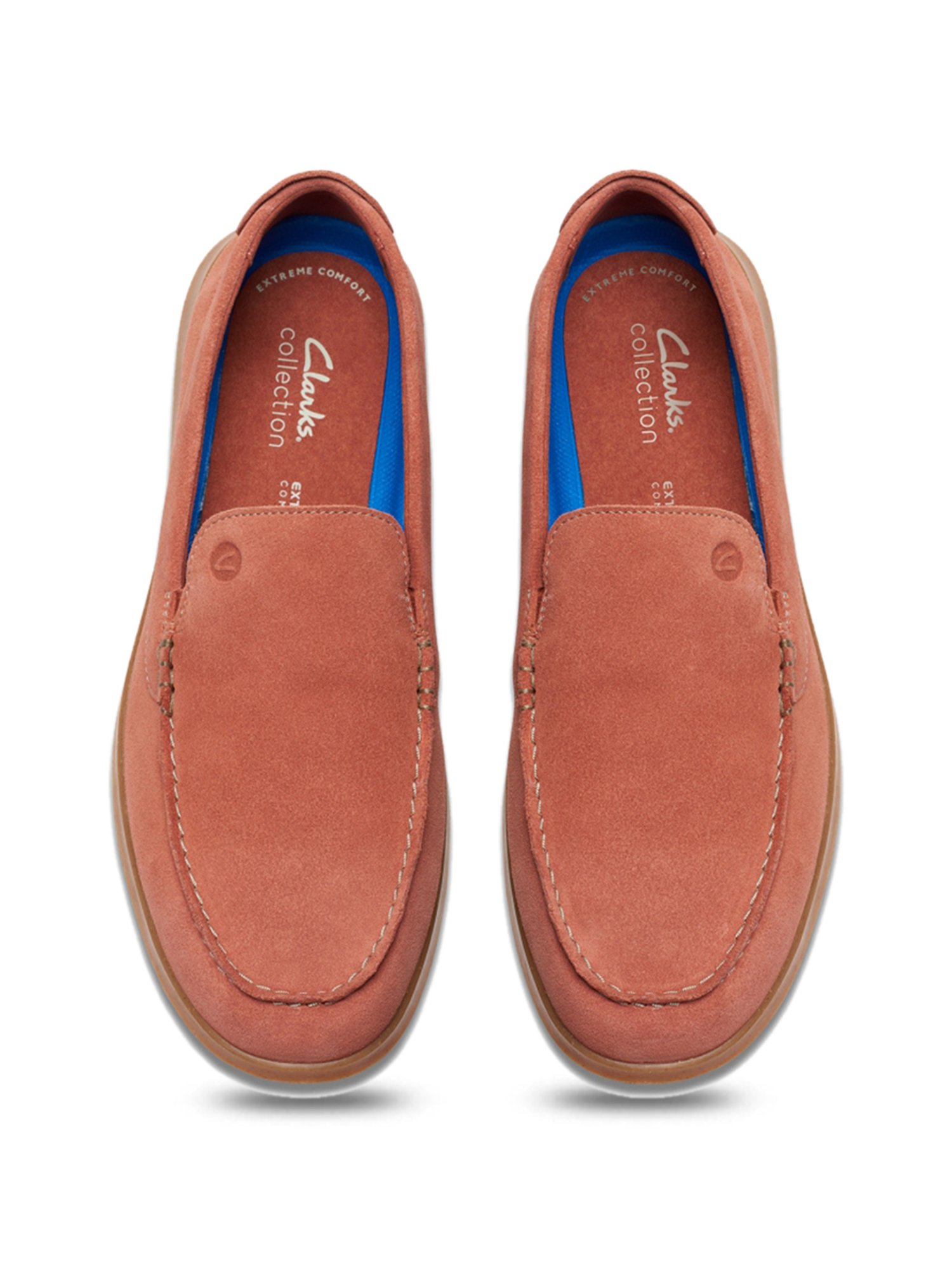 Clarks Men's Flexway Step Red Loafers