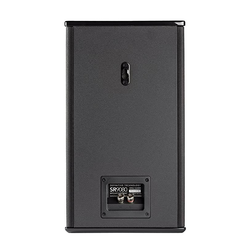 SR-9080 15&rdquo; Bipolar Surround Speaker | High Performance | Premium Sound Quality | Wall or Table Placement Options | Single, Black