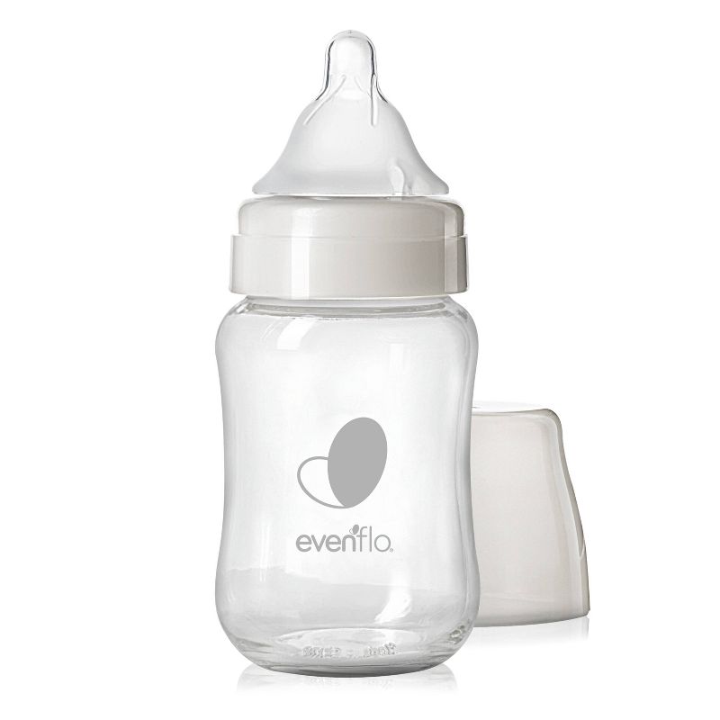 Evenflo 3pk Balance Wide-Neck Anti-Colic Baby Bottles Glass - 6oz