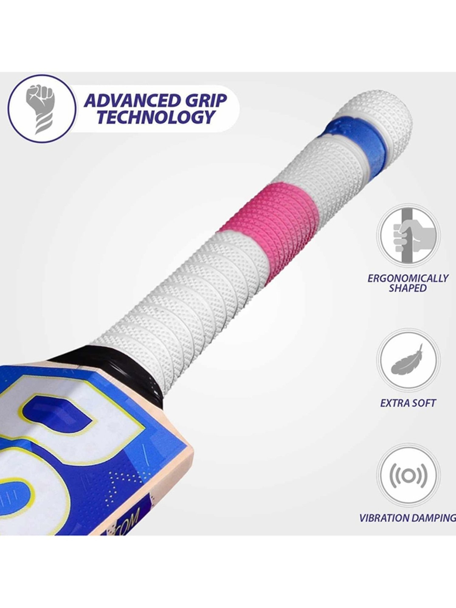 DSC intense Zeal Kashmir Willow Cricket Bat Size - Harrow