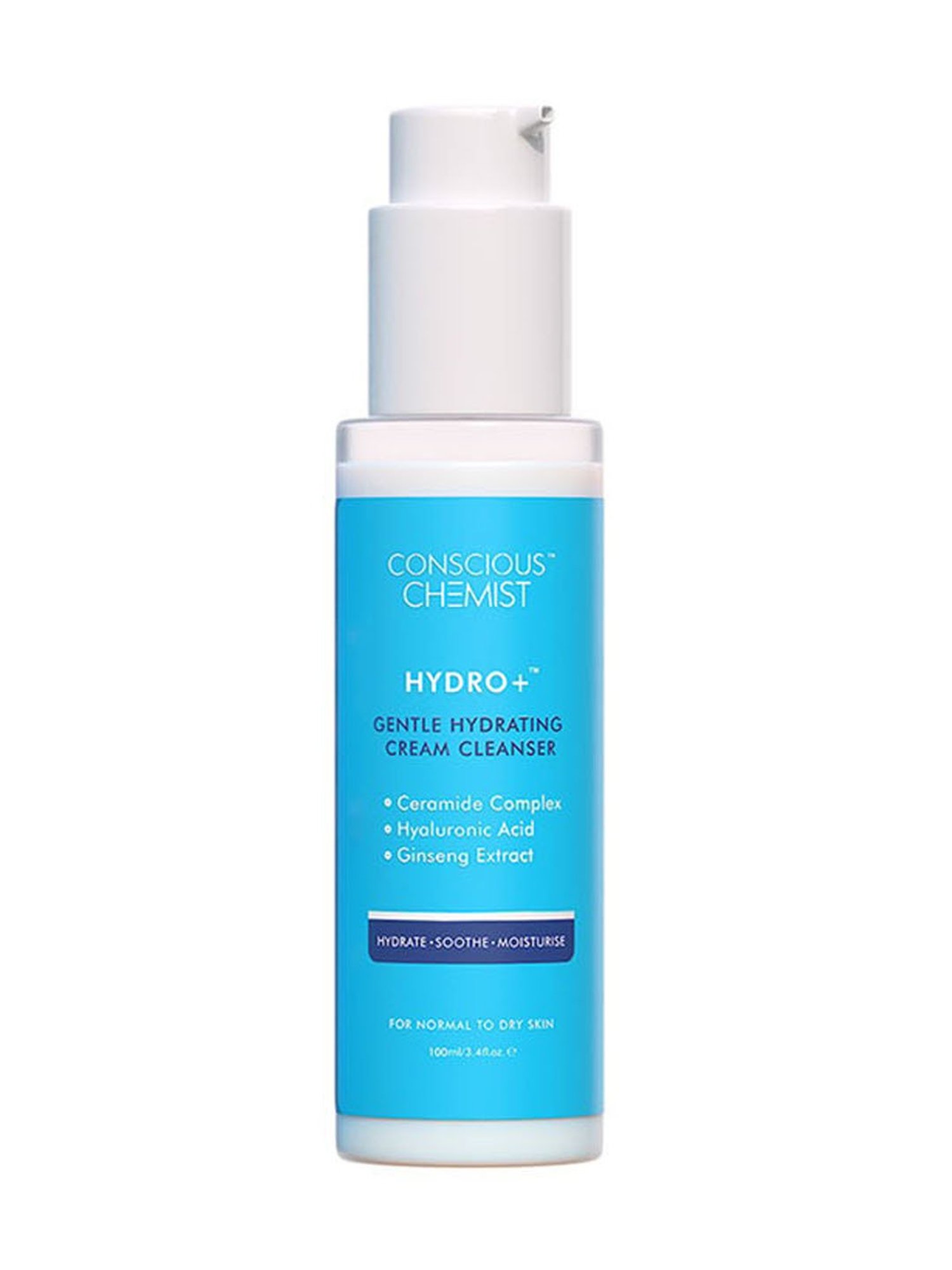 Conscious Chemist Hydro+ Gentle Hydrating Cream Cleanser - 100 ml
