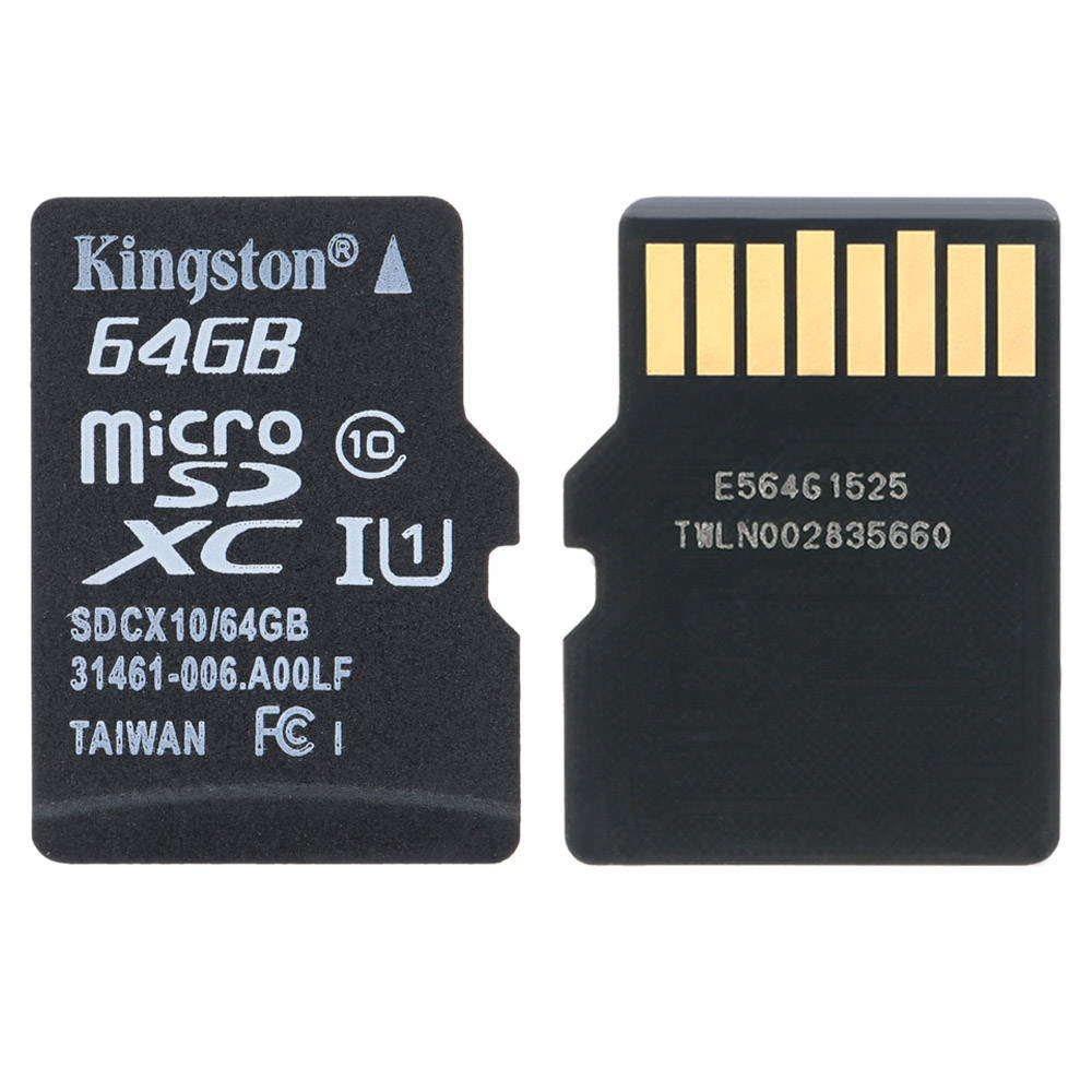 Kingston Class 10 8GB 16GB 32GB 64GB MicroSD TF Flash Memory Card 48MB/s Maximal Speed with Card Adapter