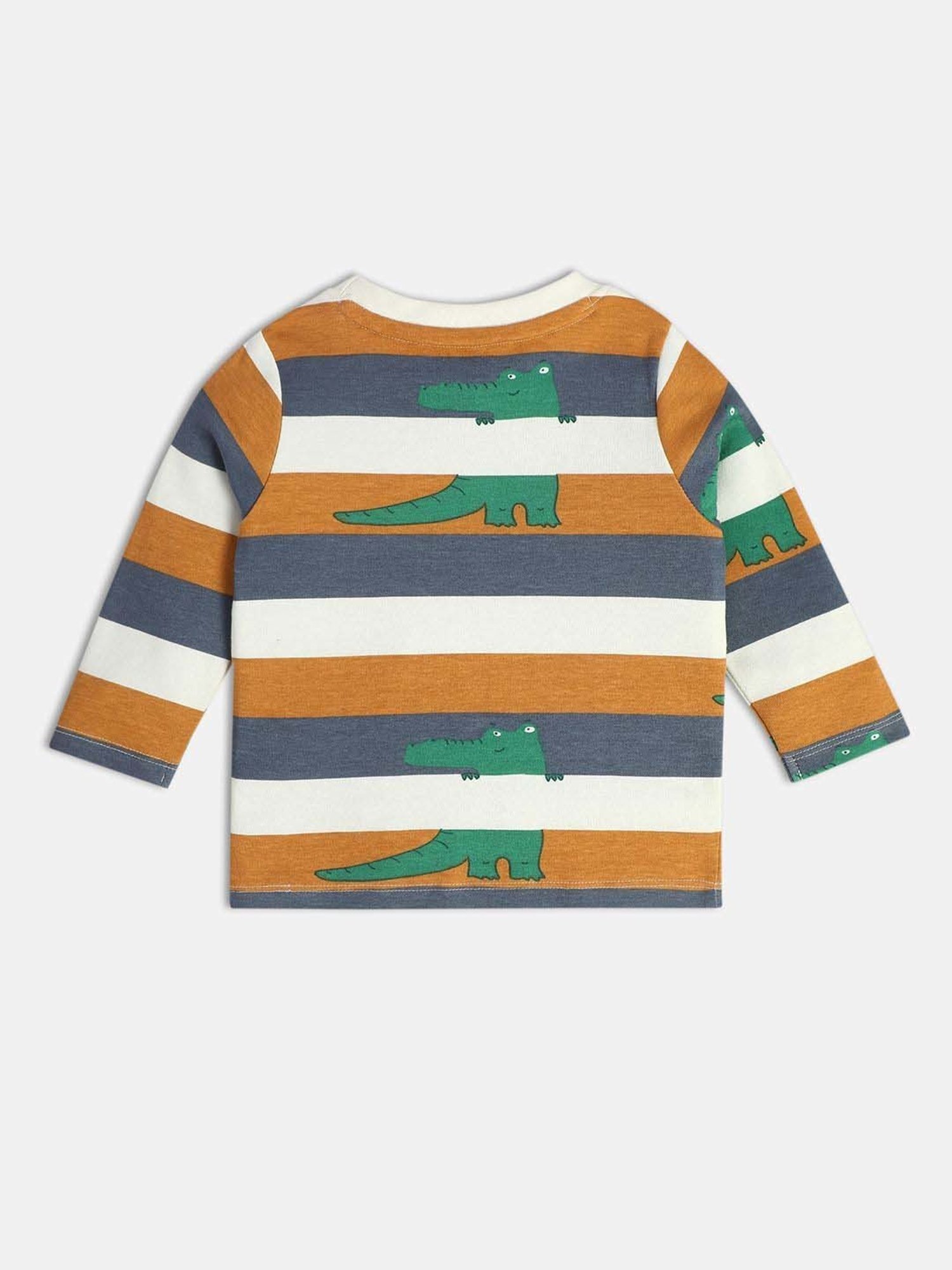 Ed-a-Mamma Baby Green Printed T-Shirt