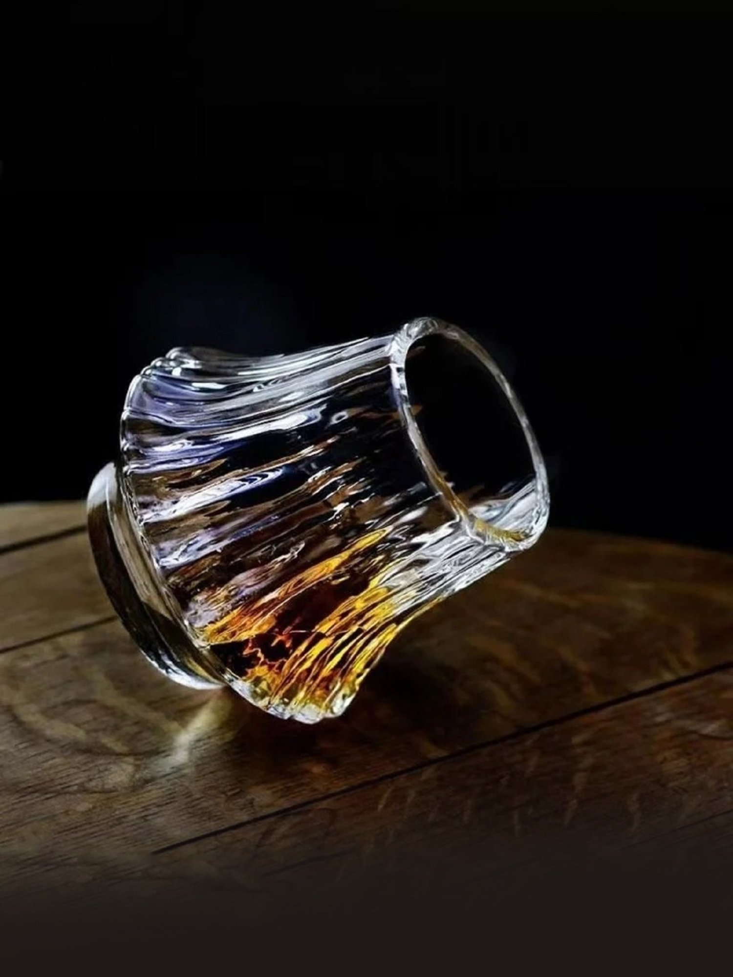 Melbify Japanese Fuji Snifter Transparent Whiskey Glass 300ml - Set of 6