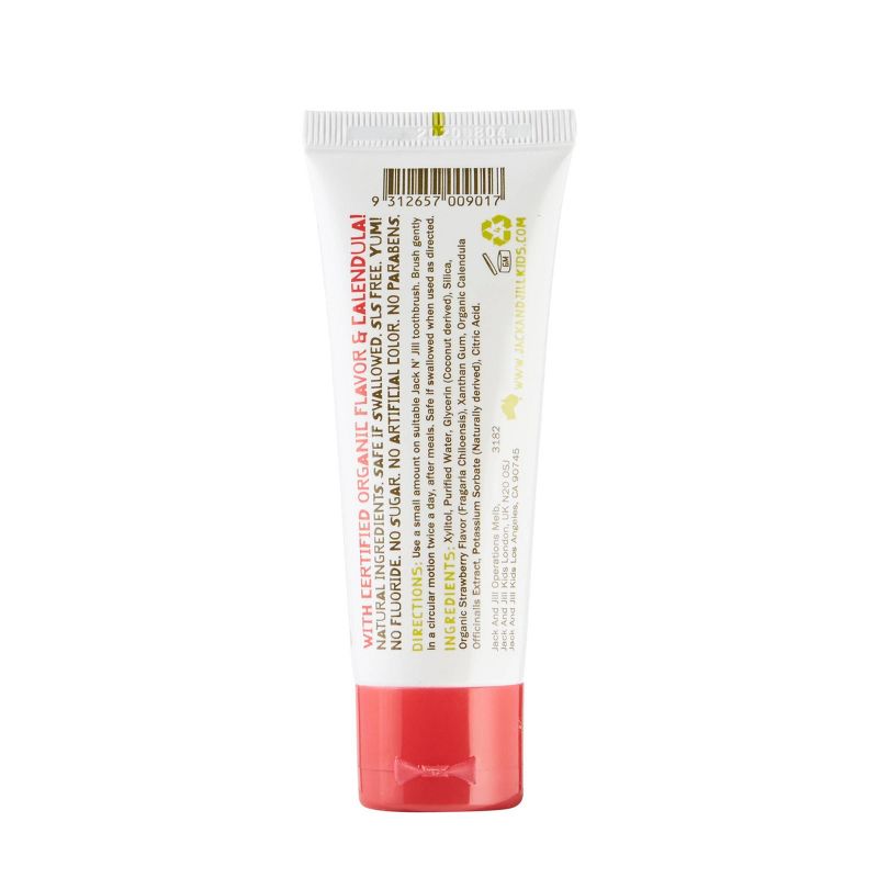 Jack N' Jill Natural Toothpaste - Strawberry - 1.75oz