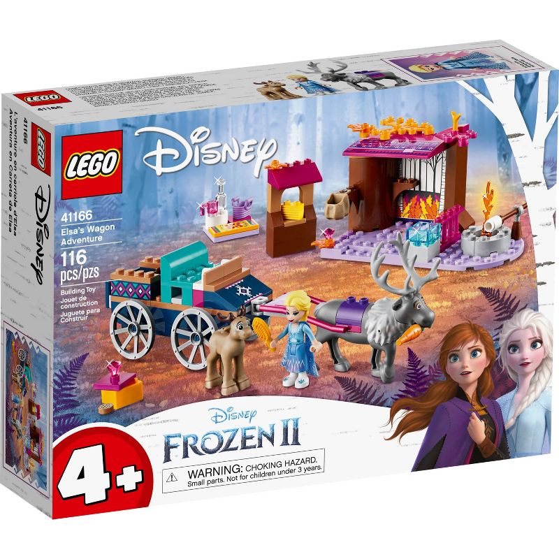 LEGO Disney Frozen II Elsa's Wagon Carriage Adventure Building Kit and Elsa Doll 41166