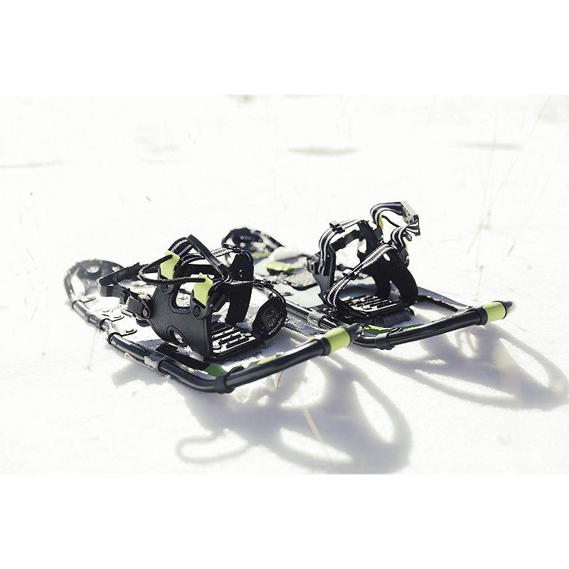 Yukon Charlie's Pro Series Men's 8 x 25-inch Backwoods Snowshoe, Black/Yellow