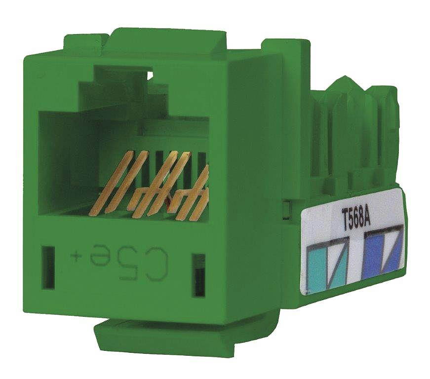 JACK,HXJ,CAT5E,8POS,UNI A/B,GN