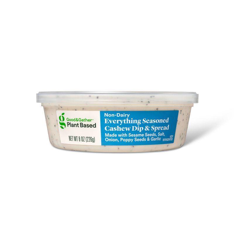 Everything Seasoned Cashew Plant Based Dip + Spread - 8oz - Good & Gather™