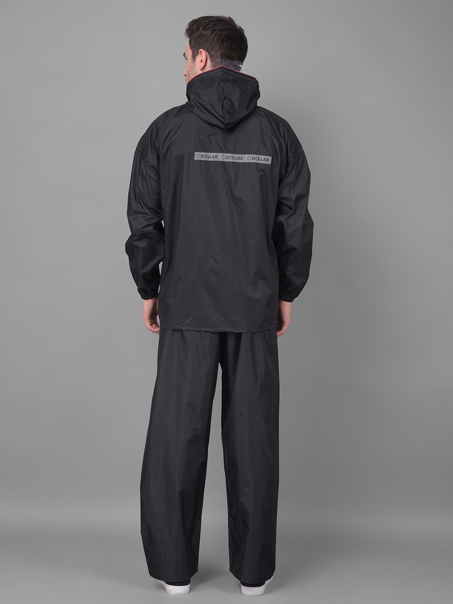 Wildcraft Red & Maroon Regular Fit Colour Block Rainwear Jacket