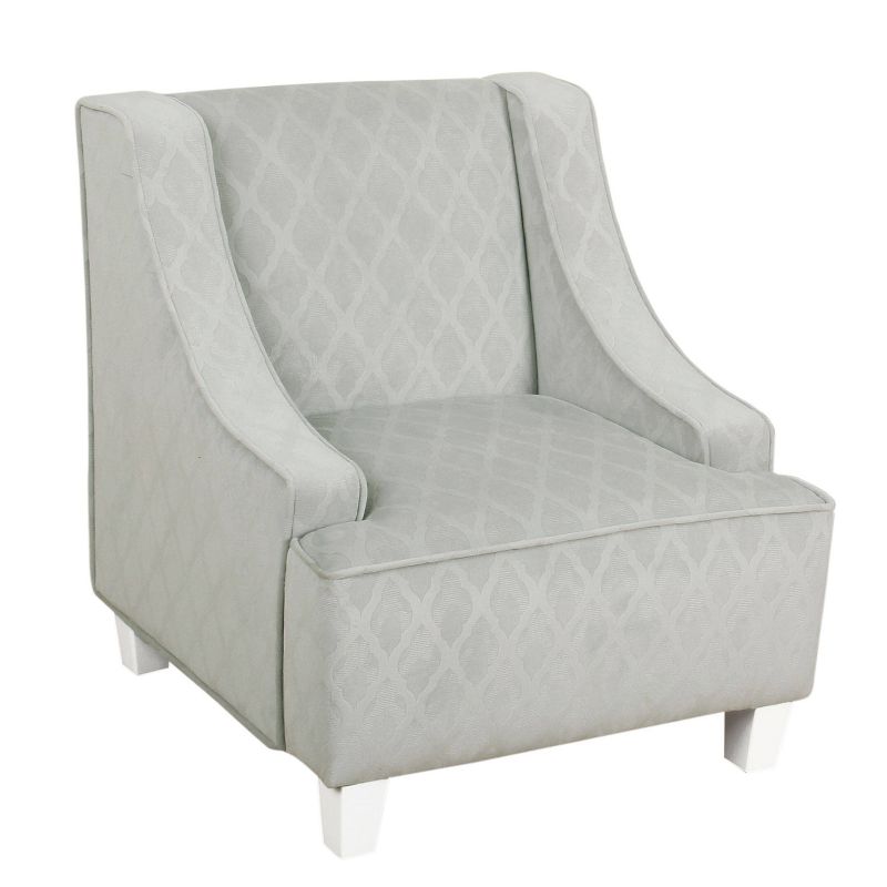 Kids' Juvenile Chair Quatrefoil Gray - HomePop