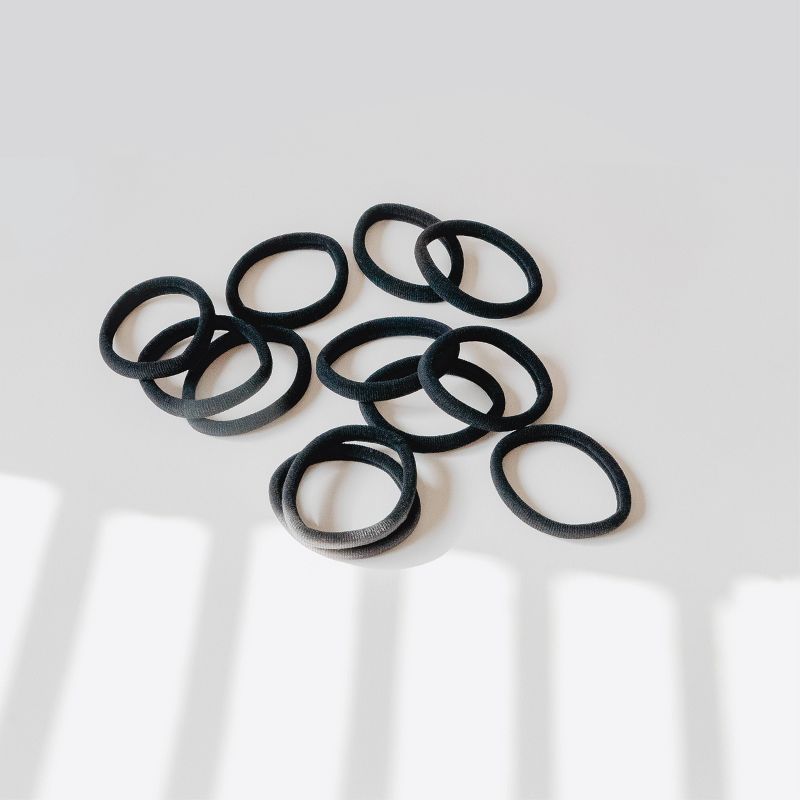 Gimme Clips Infinity Hair Bands - Black - 12ct