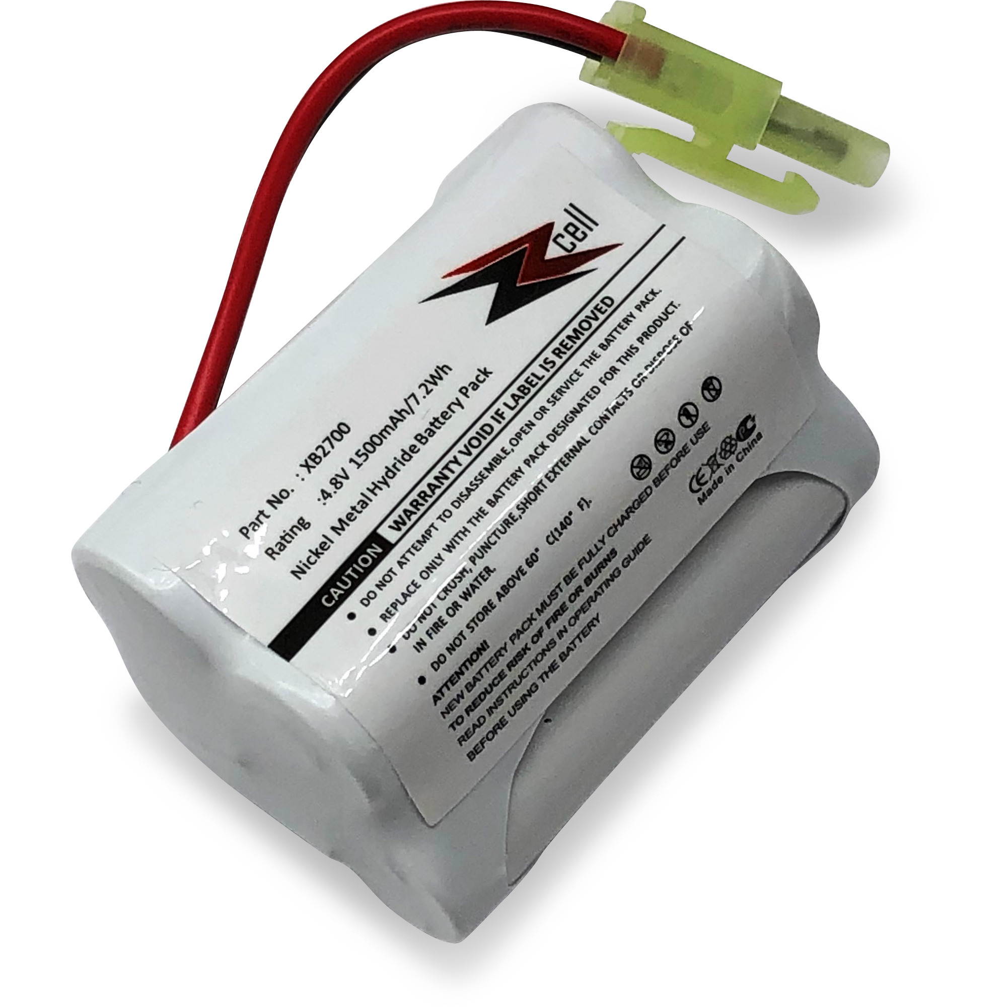 ZZcell Battery for Euro Pro Shark Vacuum Carpet and Carpet Sweeper XB2700, V2700Z, VAC-XB2700, 1500mAh