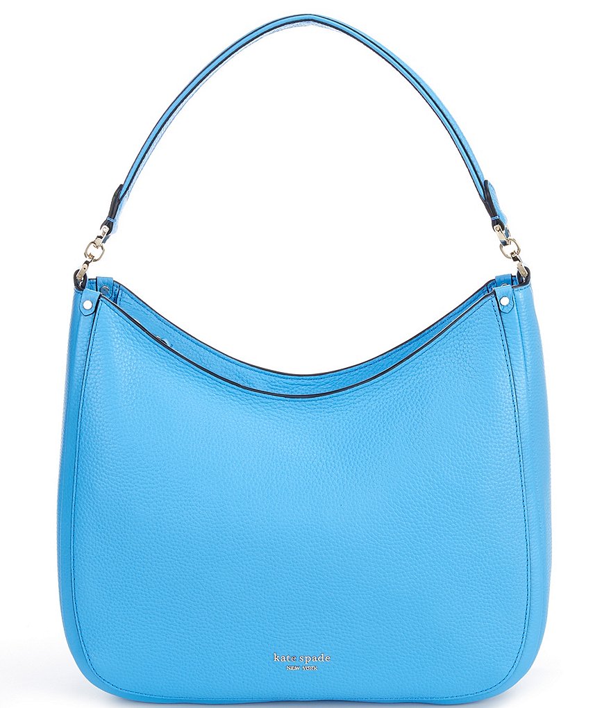 kate spade new york Pebbled Leather Roulette Large Hobo Bag