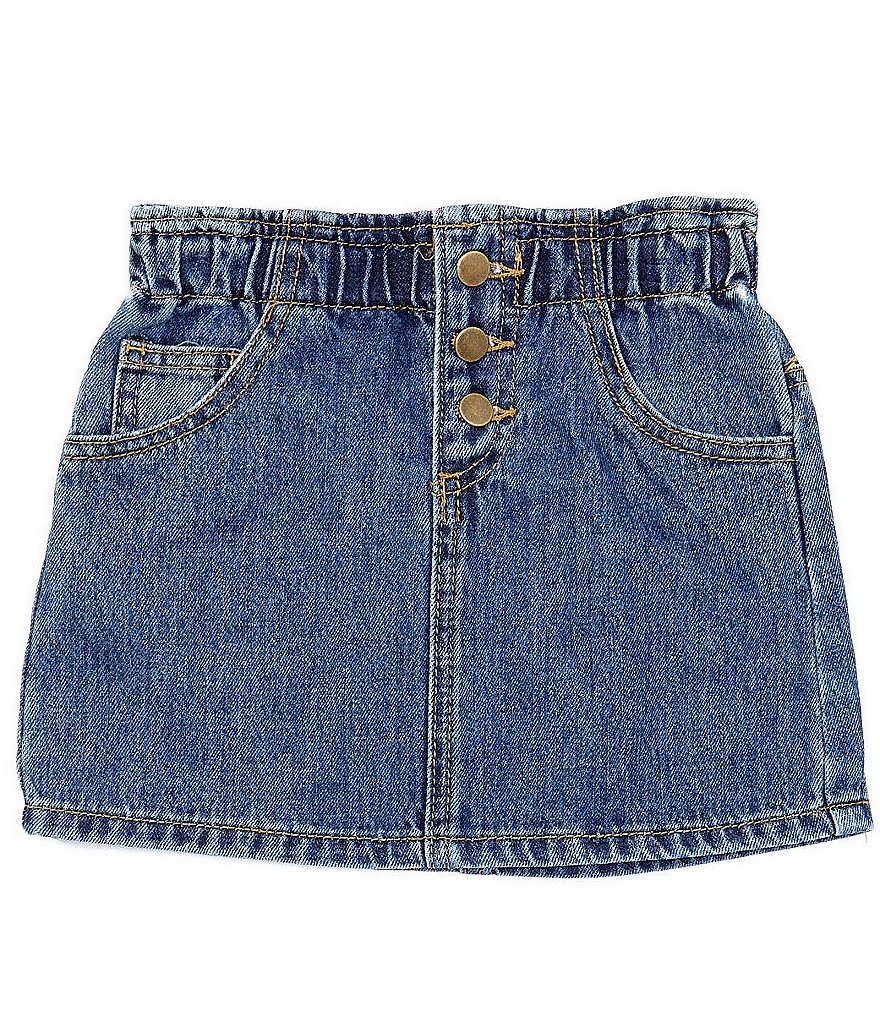 Edgehill Collection Little Girls 2T-6X Coordinating Lurex Stripe Woven Skirt