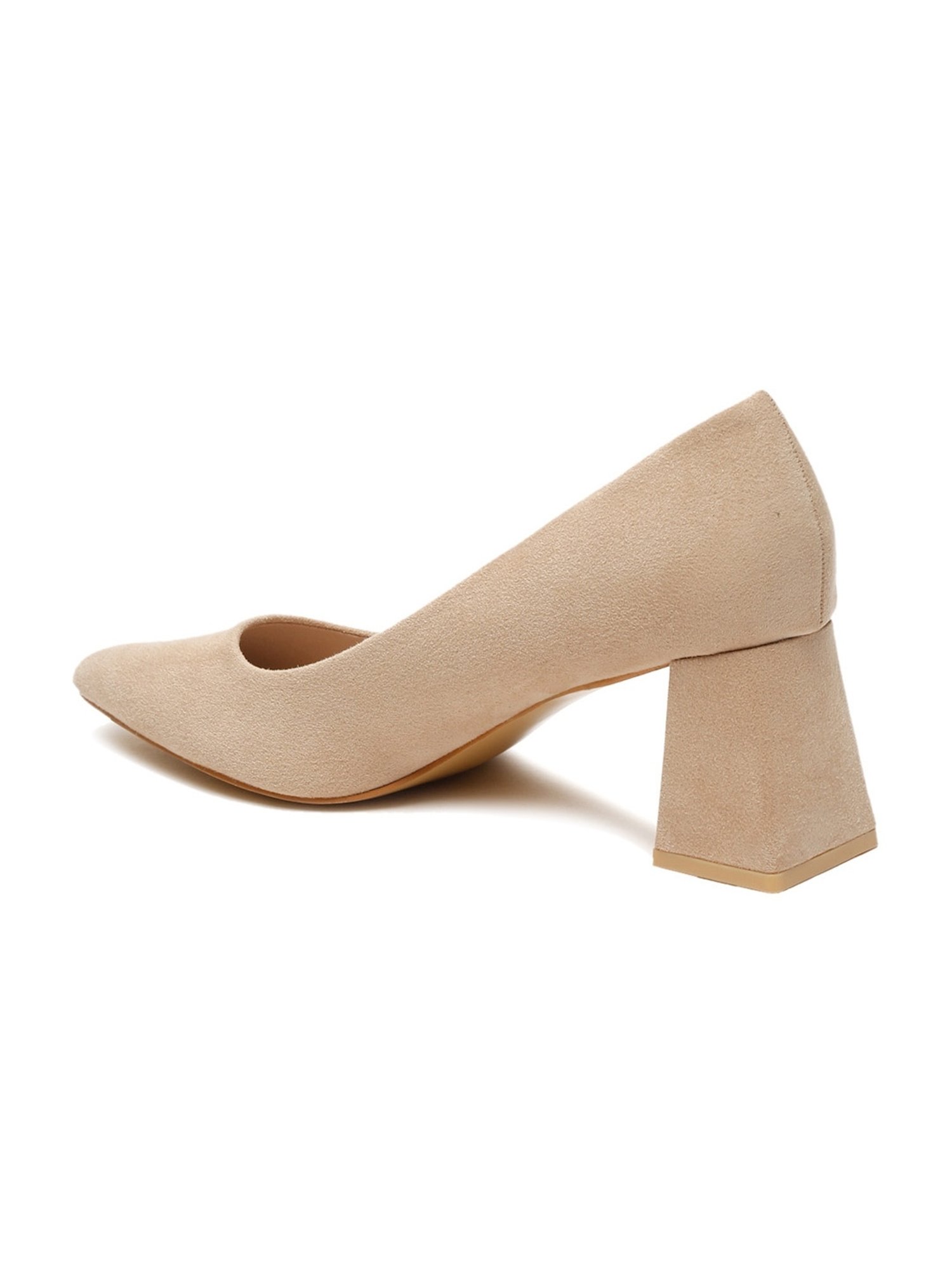 Flat N Heels Women's Beige Casual Pumps