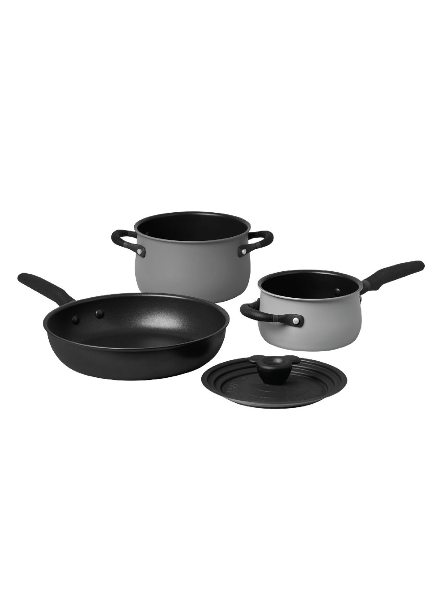 Meyer Multi Colour Aluminium Cookware Set of 4
