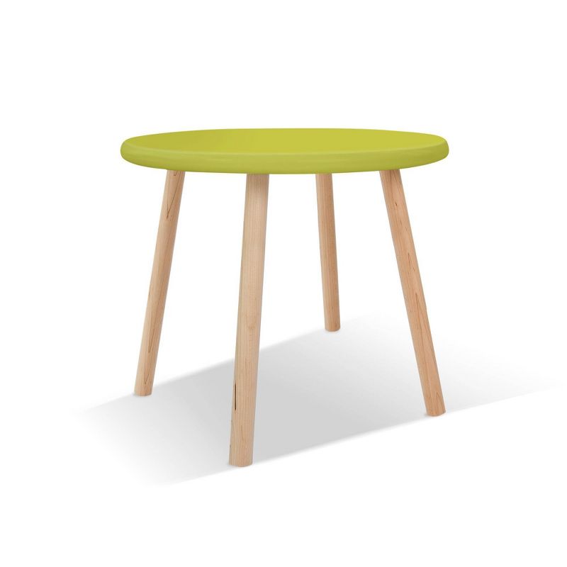 30" Peewee Round Kids' Table Maple/Green - Nico & Yeye