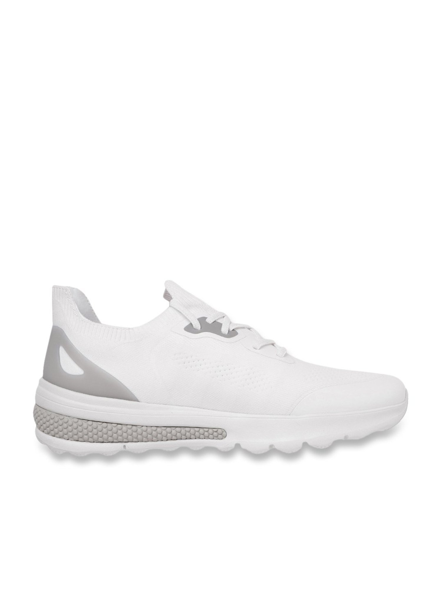 Geox Men's U Spherica Actif White Running Shoes