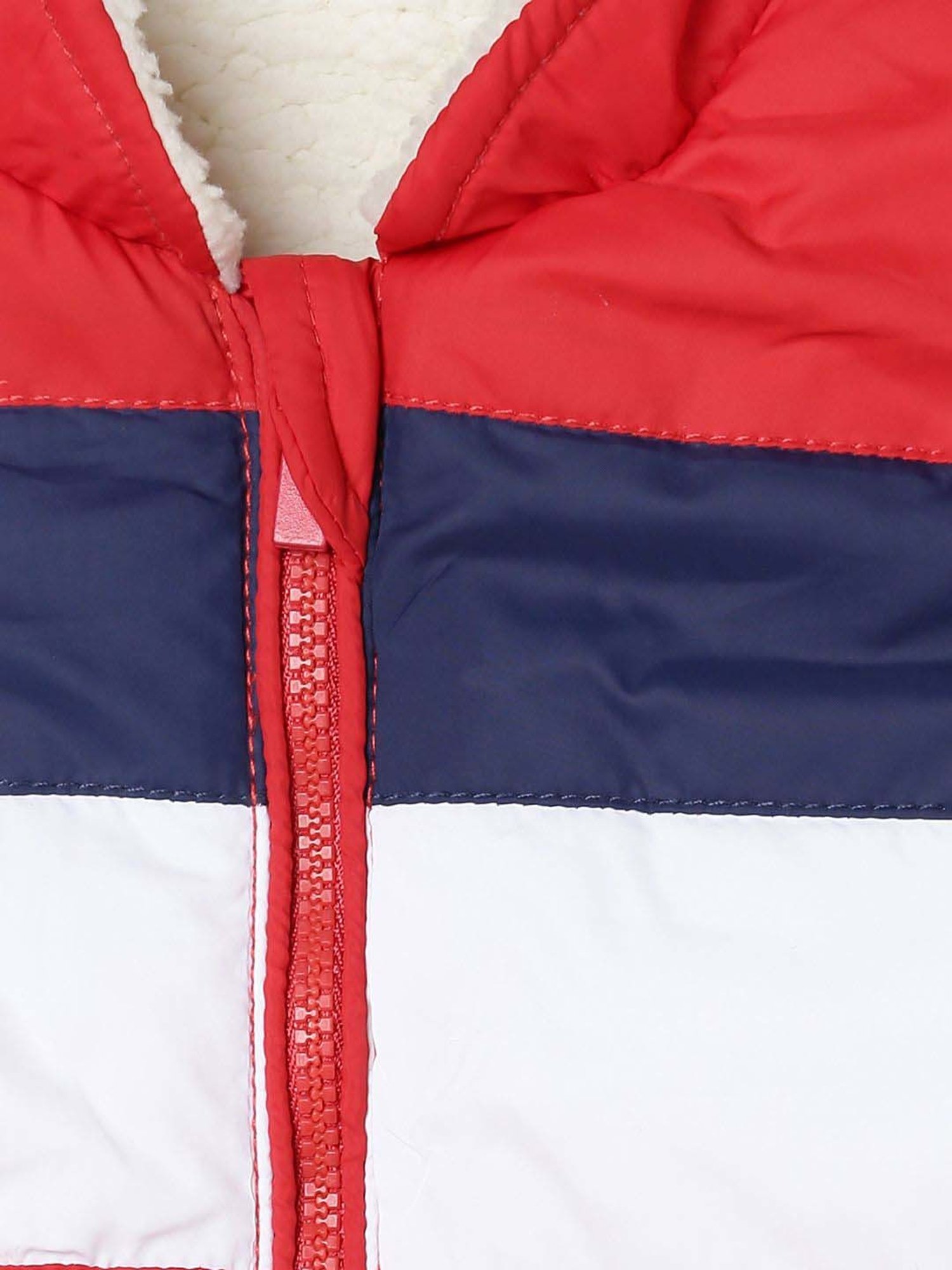 Nino Bambino Kids Red & Pink Printed Full Sleeves Jacket