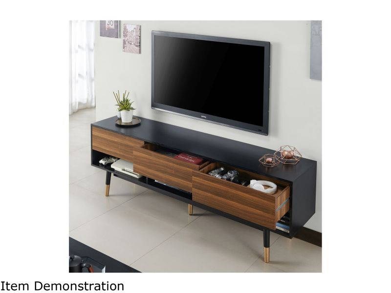 AVF FSL700LUCSW-A 32 - 65" Reflections - Lucerne Curved Pedestal TV Stand
