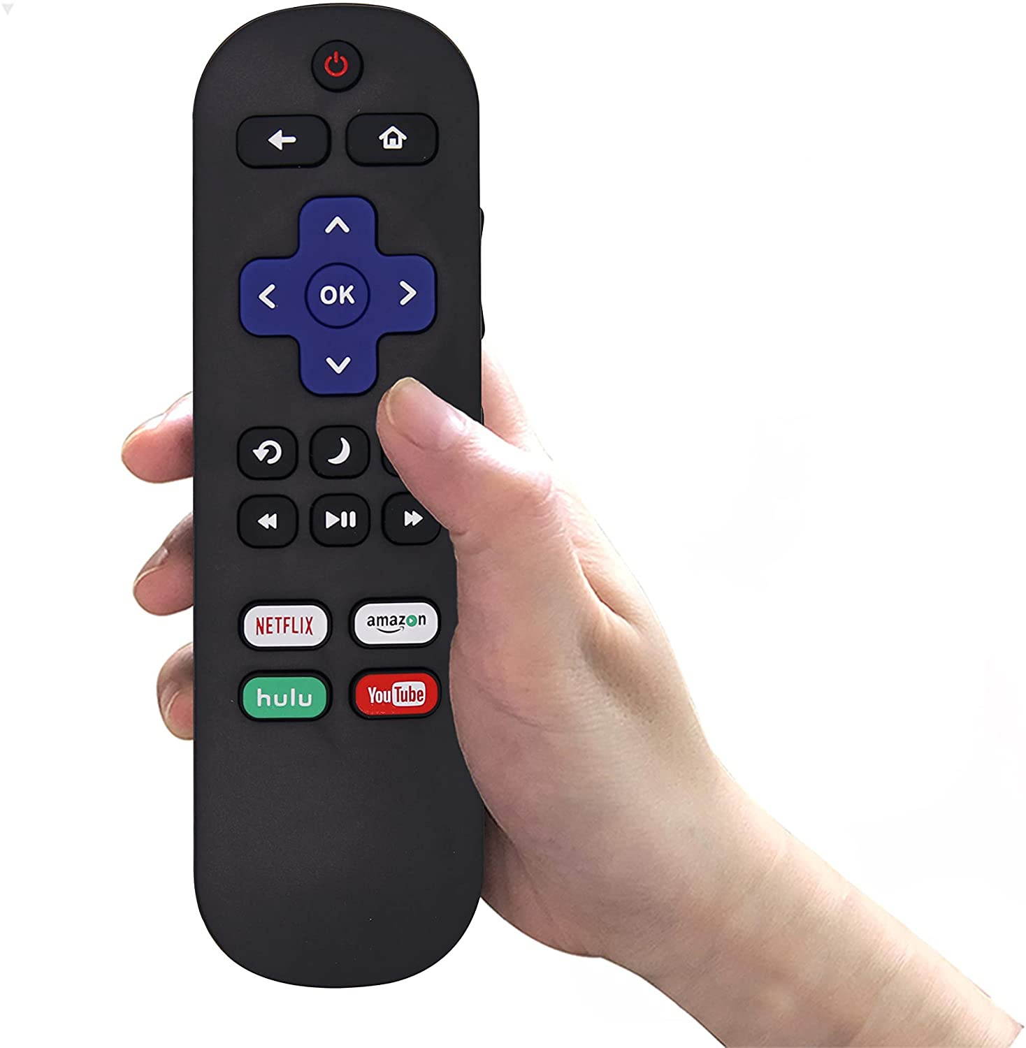 MYHGRC Replacement TCL Roku TV Remote Control Fit for TCL Roku TVs, Universal TCL TV Roku IR Remote Without Programming