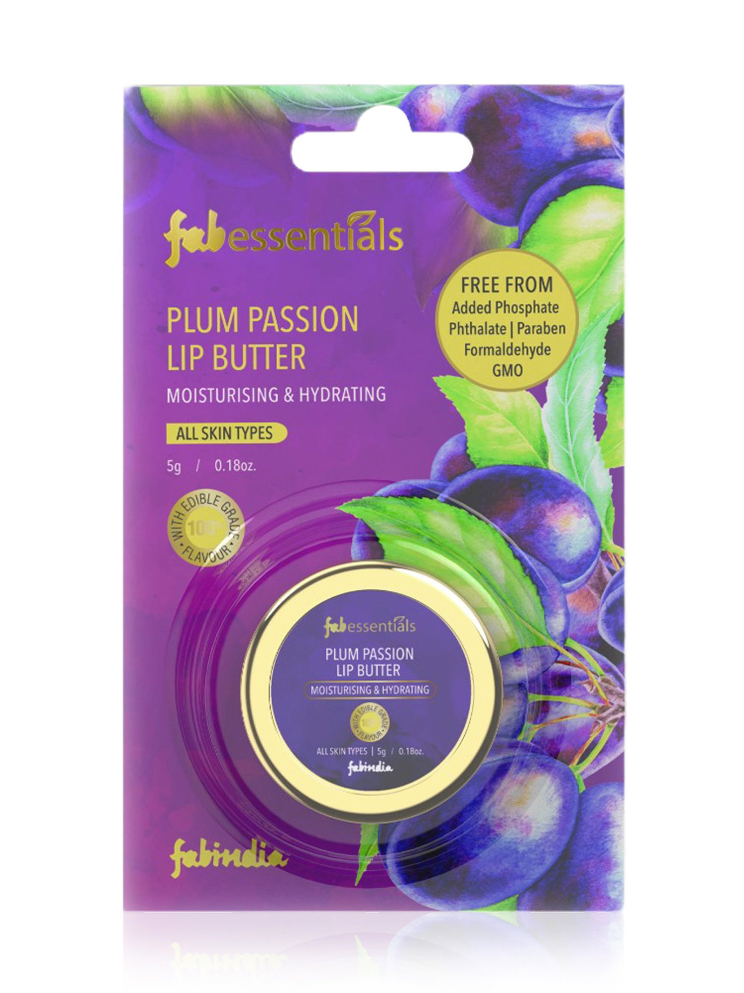 Fabessentials Plum Passion Lip Butter - 5 gm