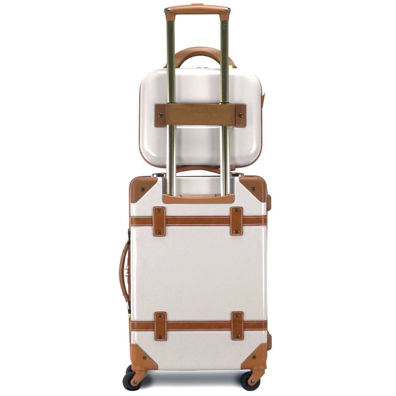 Chariot Travelware CH-505 2pc Luggage Set - Ivory