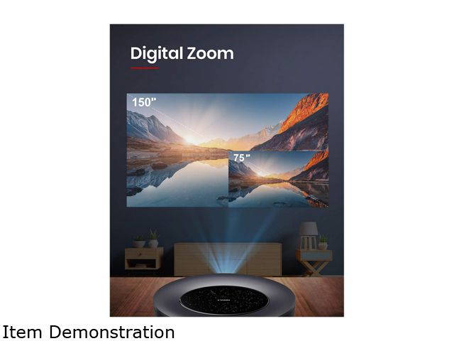 Anker Nebula Cosmos Max 4K UHD TV Home Theater/Entertainment Projector, 1,500 ANSI Lumens, Android TV 9.0 with 5000+ Apps, Dolby Digital Plus, 360&deg; of True 3D Audio, HDR10, HLG, Dynamic Smoothing