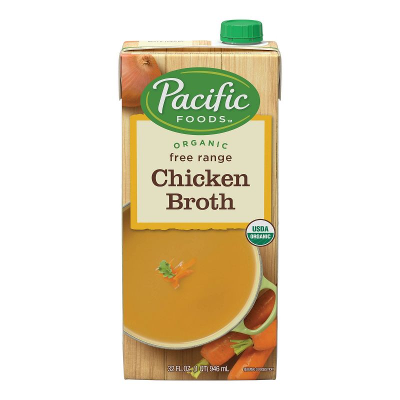 Pacific Foods Organic Free Range Chicken Broth - 32oz