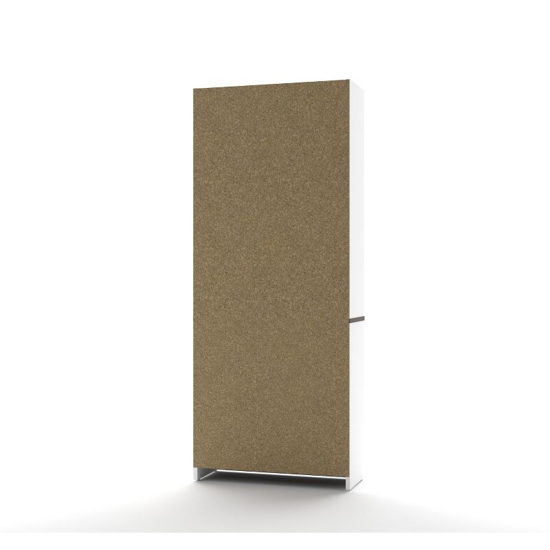 72" innova Bookshelf White/Gray - Bestar