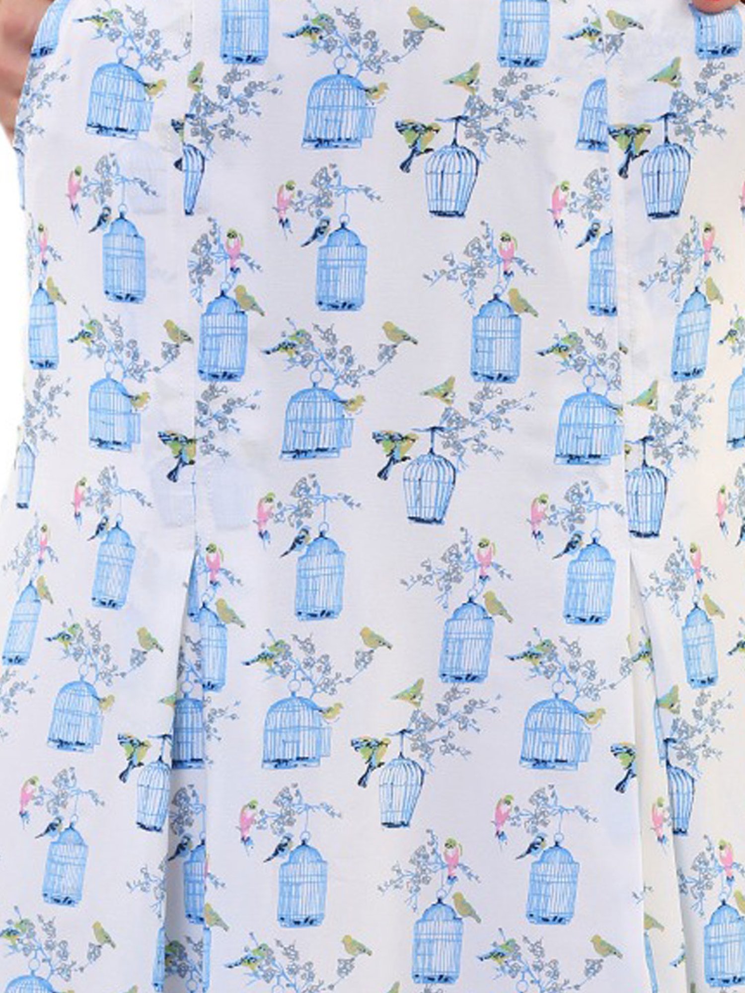 Belle Fille Multicolor Printed Skirt