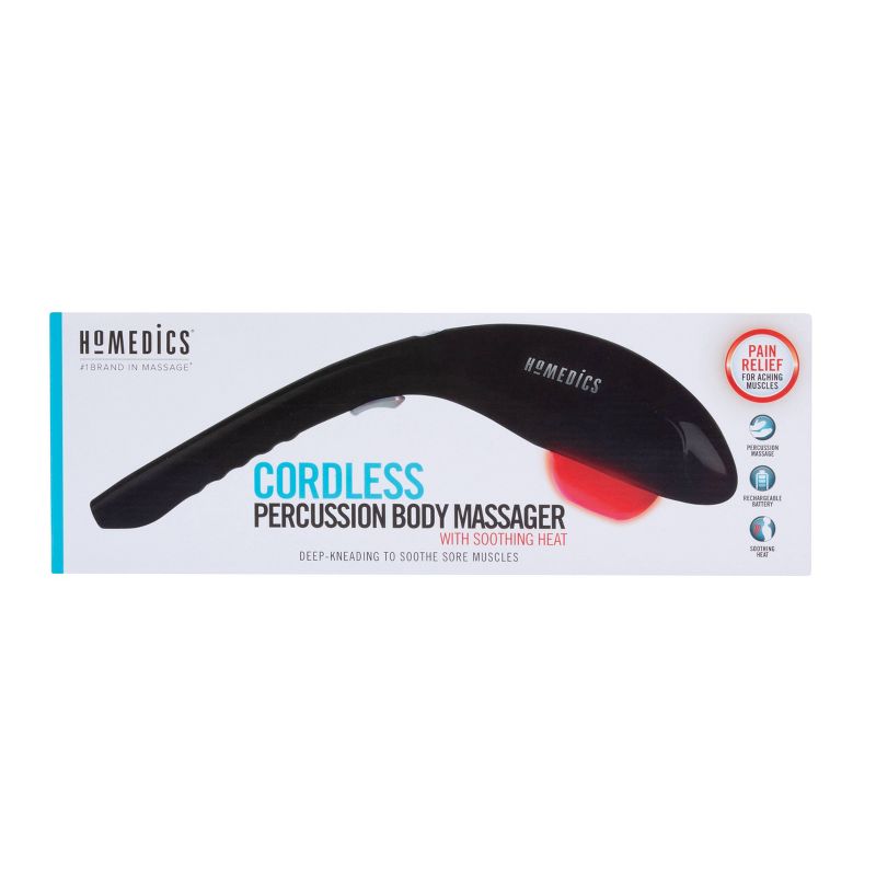 HoMedics Cordless Percussion Body Massager with Heat