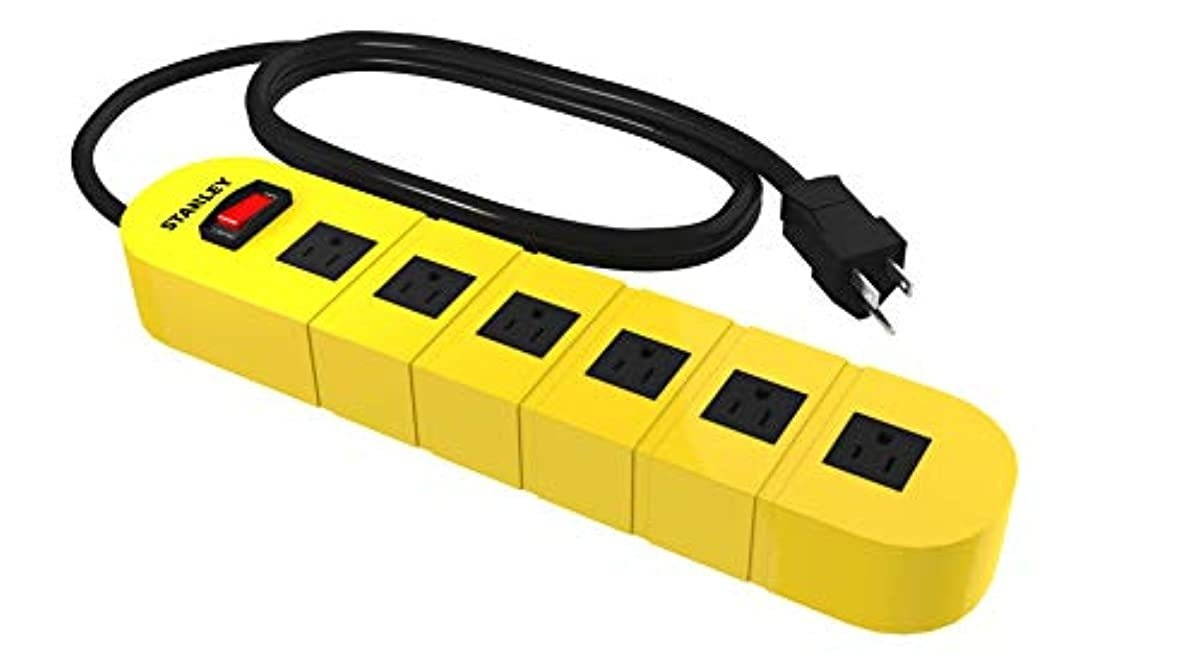 Stanley 31609 ShopMax MTL 6-Outlet 1200 Joule Metal Surge Protector