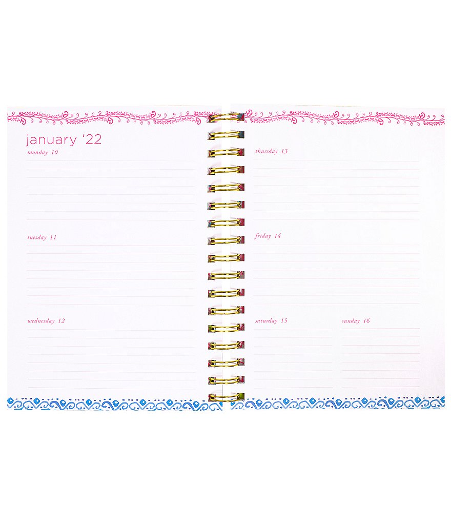 Lilly Pulitzer Cabana Cocktail 17 Month Jumbo Agenda