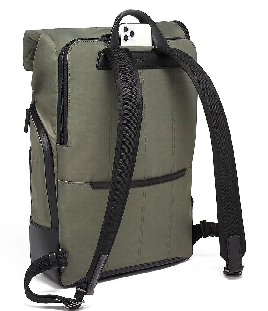 Tumi Osborn Fold-Over Roll Top L-Zip Backpack