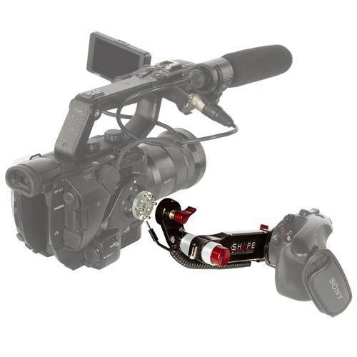 Shape Remote Extension Handle with Male-Female LANC Cable for Sony FS5 Camera