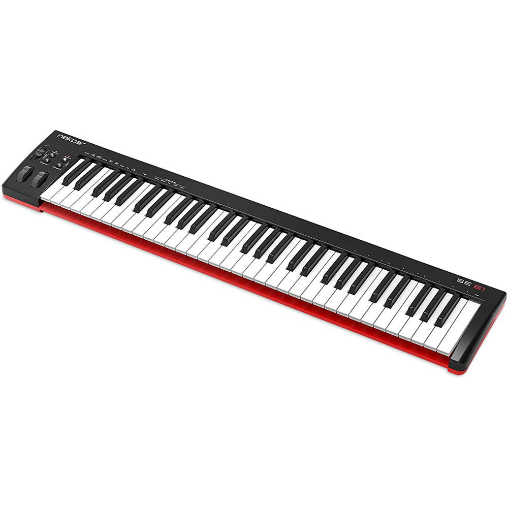 Nektar Technology SE61 61-Keys DAW USB MIDI Keyboard Piano Controller with Velocity Sensitive Full-Size Keys (Synth-Action) for Studio Music Production and Recording