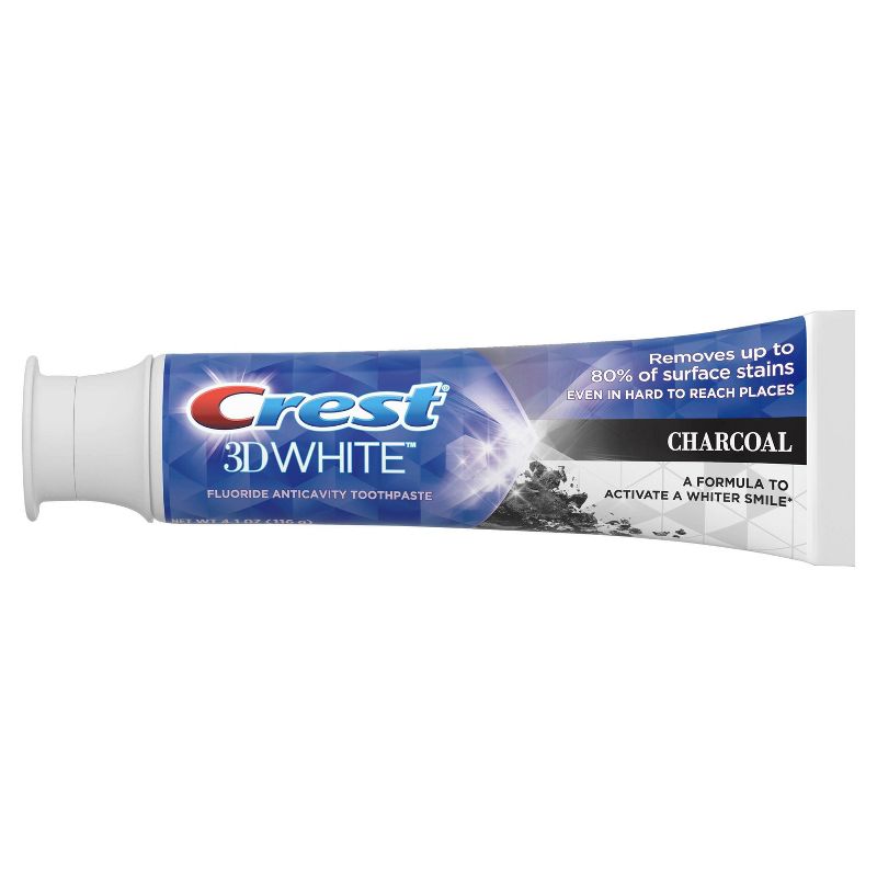 Crest 3D White Charcoal Whitening Toothpaste - 4.1oz/2pk