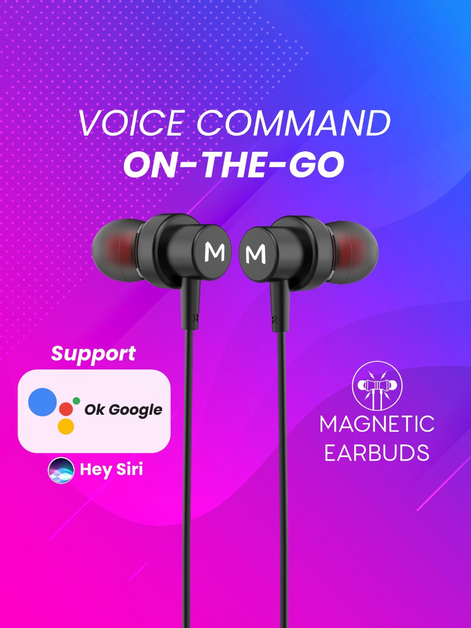 Maxx NX131 In Ear Bluetooth Neckband with Upto 25 Hours Playback & Fast Charging (Black)