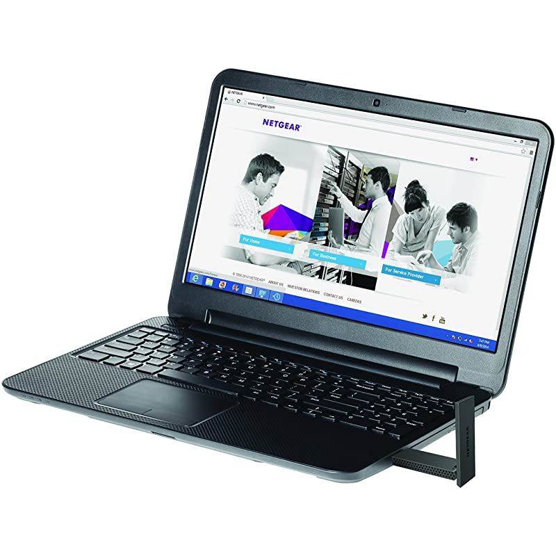 AC1200 Wi-Fi USB Adapter High Gain Dual Band USB 3.0 (A6210-100PAS), Black