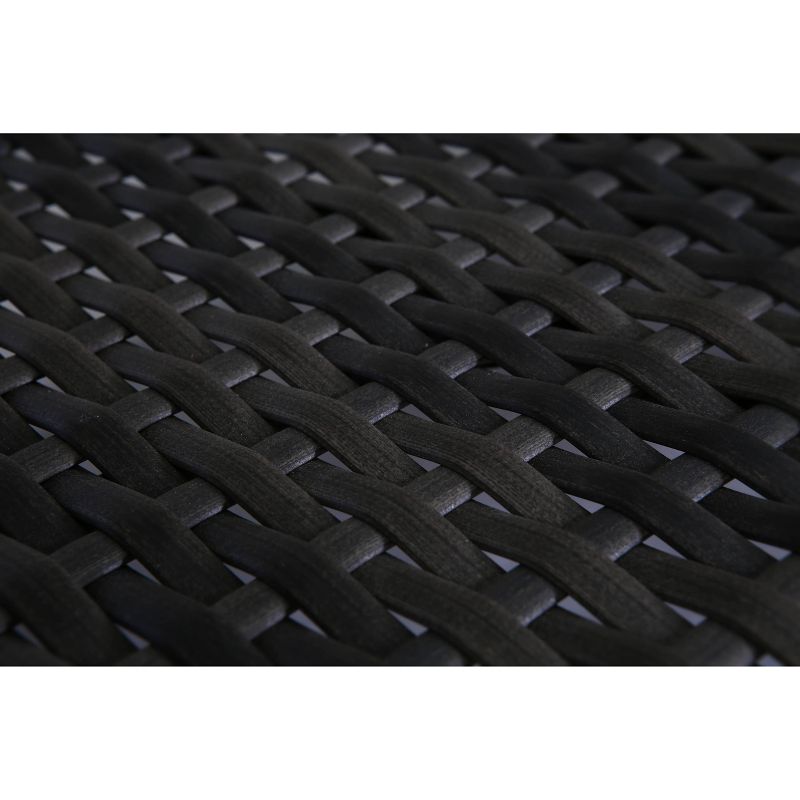 Bora Bora Patio Wicker Glass Top Coffee Table - Teva Patio Furniture