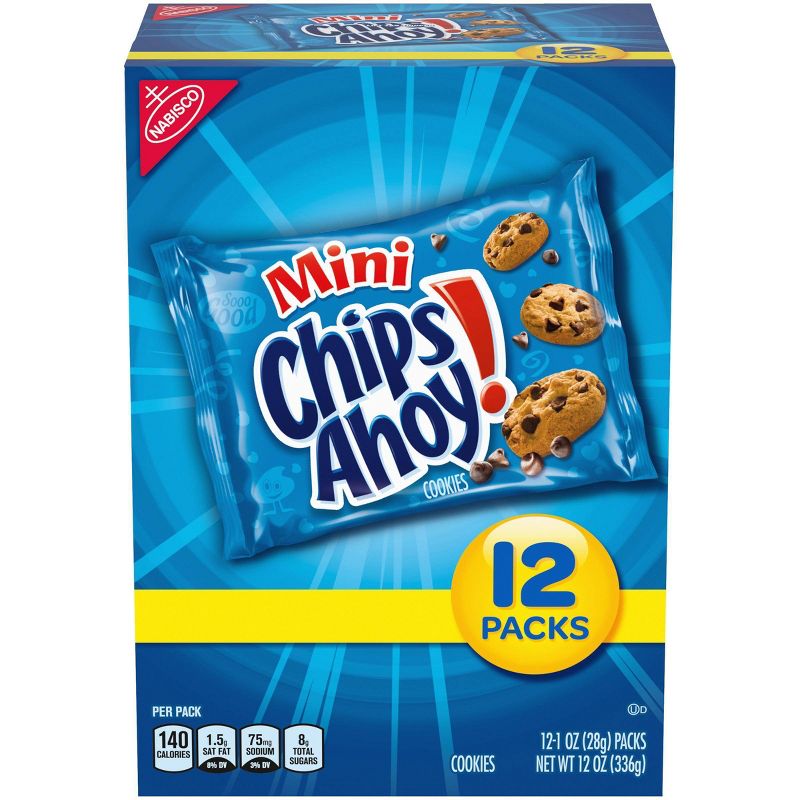 Chips Ahoy! Mini Chocolate Chip Cookies Munchpack - 12oz/12pk