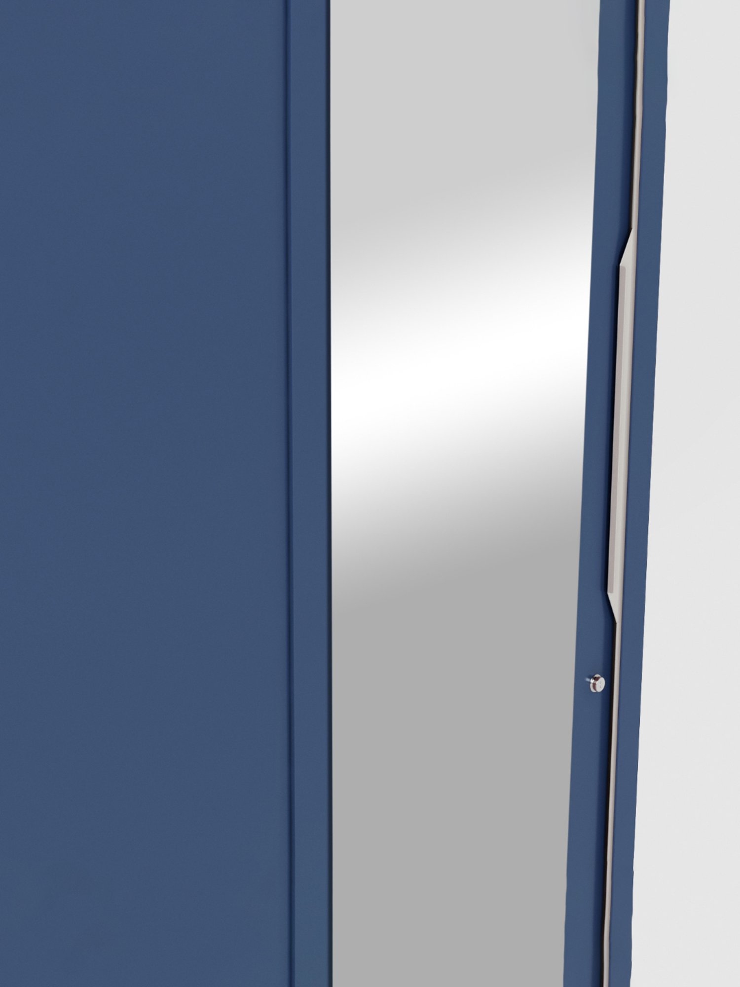 Godrej Interio Slide N Store Pro 2-Door Steel Wardrobe, Phiroja Blue (1-Year Warranty, 1 Drawer)