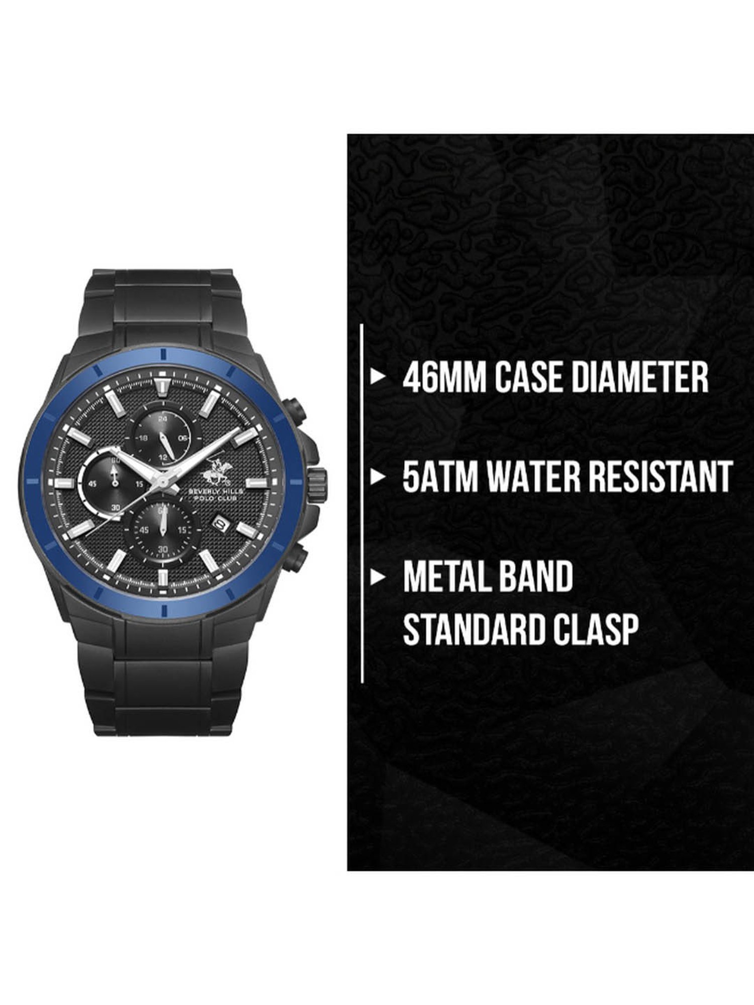 Beverly Hills Polo Club BP3598Y.650 Analog Watch for Men