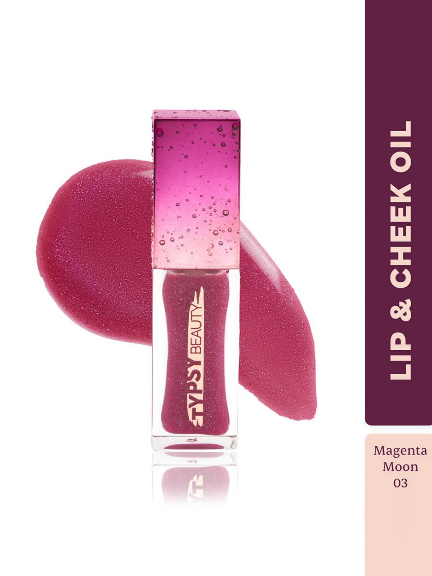 Typsy Beauty Shade Shifter Sparkle Lip & Cheek Oil Magenta Moon 03 - 7 ml
