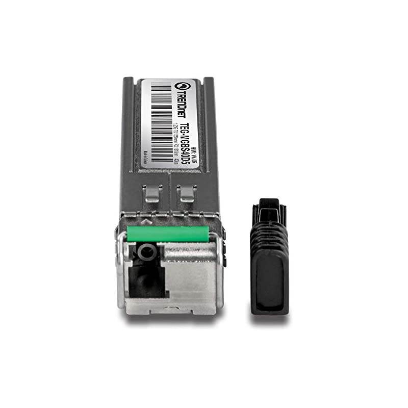 SFP to RJ45 Dual Wavelength Single-Mode LC Module, TEG-MGBS40D5, Must Pair with TEG-MGBS40D3 or a Compatible Module, Up to 40km (24.9 miles), Standard SFP Slot Compatible, Lifetime Protection