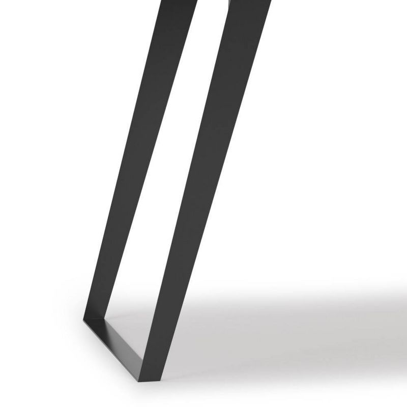 Mitchell Flat Top Desk Distressed Charcoal Brown - WyndenHall